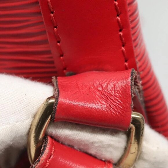 LOUIS VUITTON Epi Noe Shoulder Bag Red M44007 LV Auth 120135 - Picture 14 of 16
